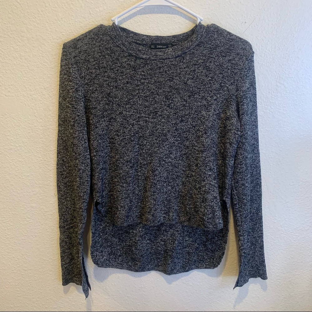 Zara high-low sweater